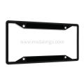 Black Powder Coated Metal License Plate Frame
